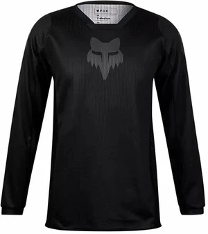 FOX Youth Blackout Jersey Black/Black L Camiseta Motocross