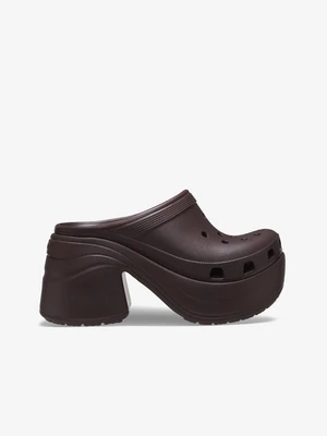 Crocs Siren Clog Pantofle Hnědá