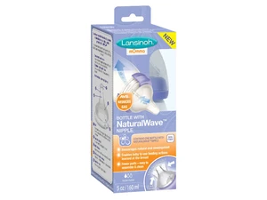 LANSINOH Dojčenská fľaša s NaturalWave cumľom 160 ml