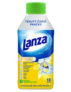 LANZA Tekutý čistič pračky Lemon 250 ml