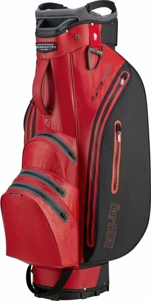 Bennington Grid Orga Cart Bag Red/Grey/Black Borsa da golf Cart Bag