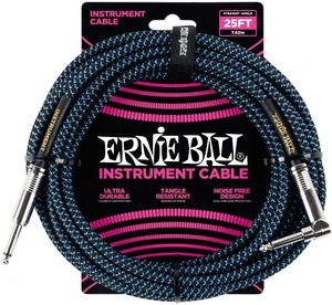 Ernie Ball P06060 7,5 m Gerade Klinke - Winkelklinke Instrumentenkabel