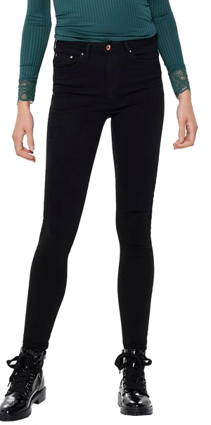 ONLY Dámské džíny ONLPAOLA Skinny Fit 15167410 Black Denim XS/34