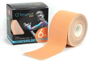 BronVit Sport Kinesio Tape classic béžová 5cmx6m