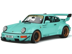 2015 RWB Bodykit "Tiffany" Tiffany Blue 1/18 Model Car by GT Spirit