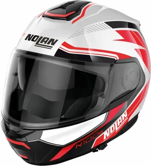 Nolan N100-6 Surveyor N-Com Metal White Red/Black S Casca