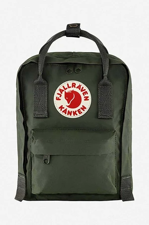 Ruksak Fjallraven Kanken Mini F23561.660-660, zelená farba, veľký, jednofarebný