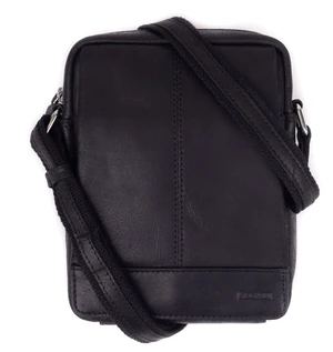 SEGALI Pánská kožená crossbody taška 171 black