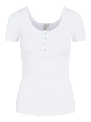 Pieces Dámské triko PCKITTE Slim Fit 17101439 Bright White L