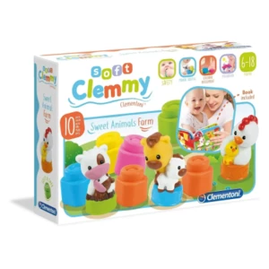 Baby Clementoni - Set Soft - Zvířatka z farmy 10 ks