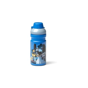 Detská modrá fľaša na vodu LEGO® City, 390 ml