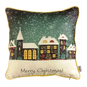 Vianočná obliečka na vankúš Mike & Co. NEW YORK Comfort Snowy, 43 × 43 cm