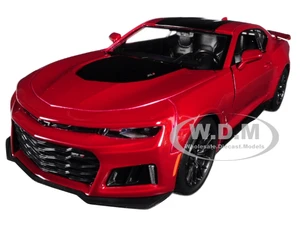 2017 Chevrolet Camaro ZL1 Burgundy 1/24 Diecast Car Model by Motormax