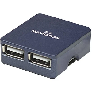 Manhattan  4 porty USB 2.0 hub  modrá