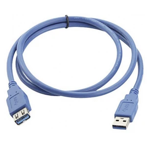 Manhattan #####USB-Kabel #####USB 3.2 Gen1 (USB 3.0 / USB 3.1 Gen1) #####USB-A Stecker, #####USB-A Buchse 2.00 m modrá p