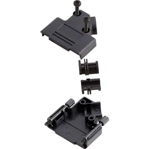 MH Connectors MHD45PPK-15-BK-K 6560-0107-12 D-SUB púzdro Pólov: 15 plast 45 ° čierna 1 ks