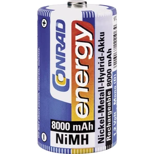 Conrad energy HR20 akumulátor typu D  Ni-MH 8000 mAh 1.2 V 1 ks