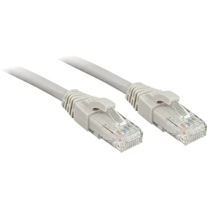 LINDY 45401 RJ45 sieťové káble, prepojovacie káble CAT 6 U/UTP 0.50 m sivá s ochranou 1 ks