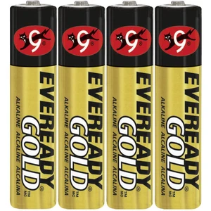 Eveready Gold mikrotužková batérie typu AAA  alkalicko-mangánová  1.5 V 4 ks