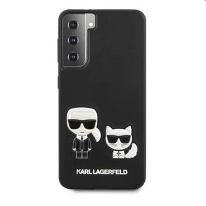 Puzdro Karl Lagerfeld PU Karl &Choupette pre Samsung Galaxy S21 Plus - G996B, čierne