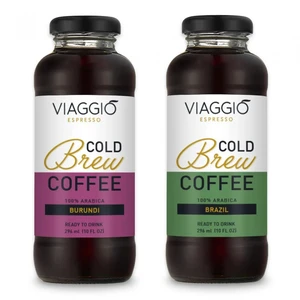 Kalter Kaffee Viaggio Espresso „Cold Brew Burundi + Brazail“, 592 ml