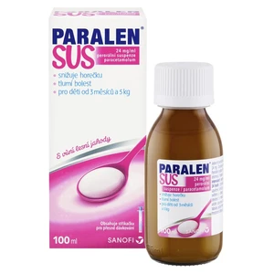 PARALEN SUS Perorální suspenze 24 mg 100 ml