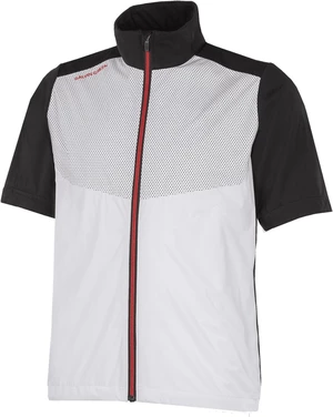 Galvin Green Livingston Windproof And Water Repellent Short Sleeve White/Black/Red L Nepromokavá bunda