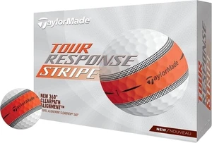 TaylorMade Tour Response Stripe Orange Golfové míčky