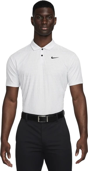 Nike Dri-Fit ADV Tour Mens Polo White/Pure Platinum/Black XL Tricou polo