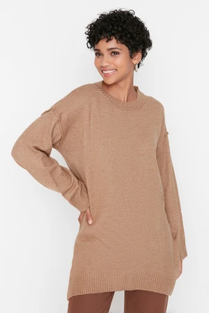 Trendyol Sweater - Beige - Regular fit