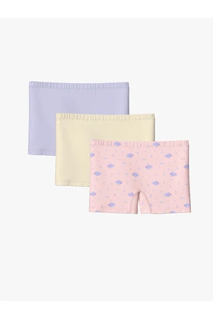 LC Waikiki Printed Girl's Boxer Set of 3