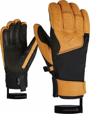 Ziener Ganzenberg AS AW Black/Tan 10 Guantes de esquí