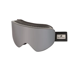 ALPINE PRO SHOCKE silver dull ski goggles