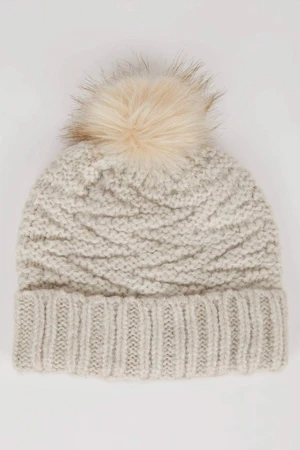 DEFACTO Women's Pompom Beret