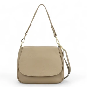 Dámska kožená crossbody taupe - Delami Yvette