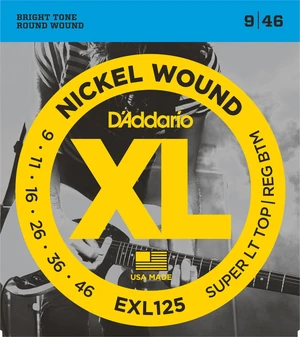 D'Addario EXL125 Struny do gitary elektrycznej