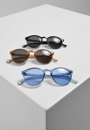 Cypress 3-Pack Sunglasses Black+Brown+Blue