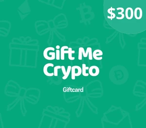 Gift Me Crypto $300 Gift Card