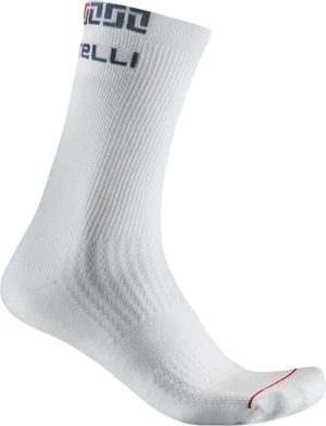 Castelli Bandito Merino 18 White S/M Fahrradsocken