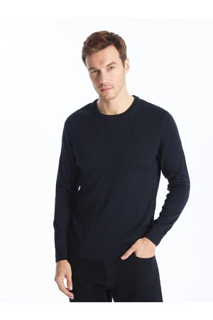 LC Waikiki Crew Neck Long Sleeve Men's Knitwear Sweater