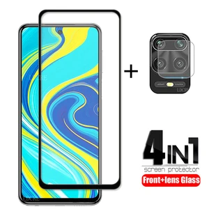 4-in-1 For Xiaomi Redmi Note 9 Pro Glass For Redmi Note 9S Tempered Glass Screen Protector For Redmi Note 9 Pro 9T 9S Lens Glass