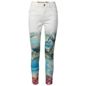 Desigual Jeansy Pant Juno White - Women