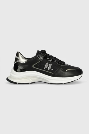 Sneakers boty Karl Lagerfeld LUX FINESSE černá barva, KL63165