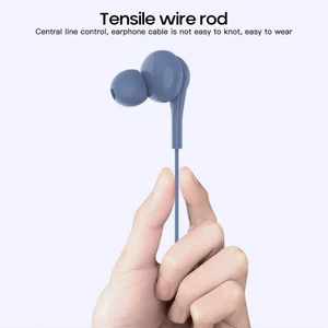 Wired Headphones Earphone In Ear 3.5mm With Mic Bass Stereo Earbuds Sports In-line Control For Samsung IPhone Accessories