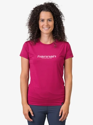 Dark pink women's T-shirt Hannah Saffi II