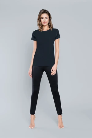 Ibiza T-shirt with short sleeves - black