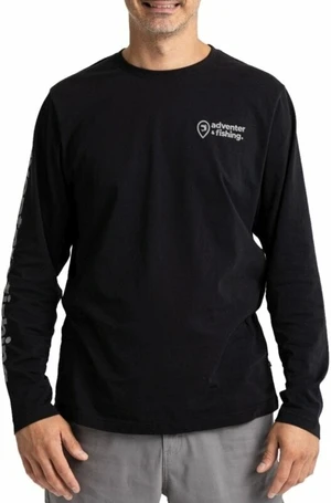 Adventer & fishing Tricou Long Sleeve Shirt Black S