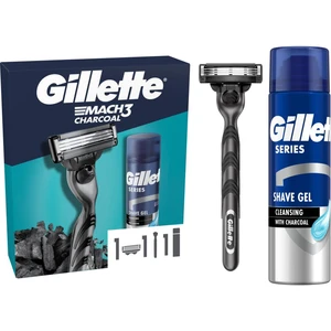 Gillette Mach3 Charcoal darčeková sada (pre mužov)