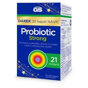 GS Probiotic strong 70 + 30 kapsúl NAVYŠE