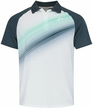 Head Performance Polo Shirt Men Navy/Print Perf M Tennis-Shirt